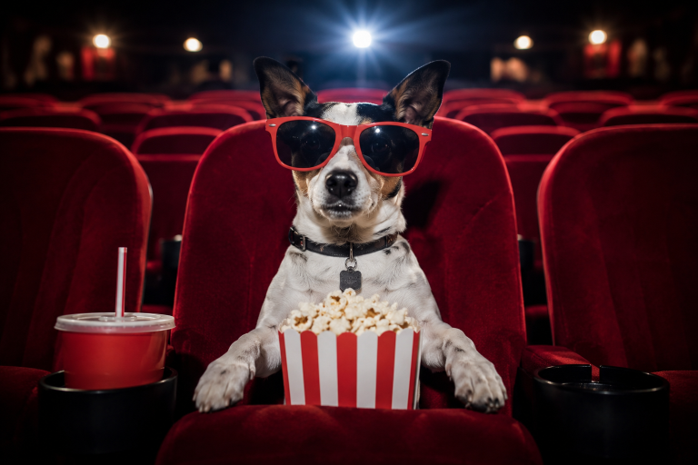 Aller au cinema avec son chien